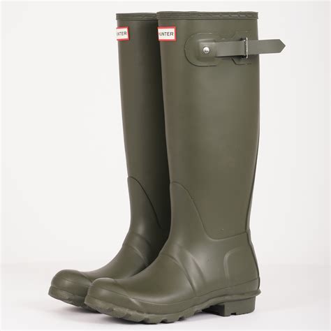 Hunter Womens Original Tall Wellington Boots | Olive | WFT1000RMA