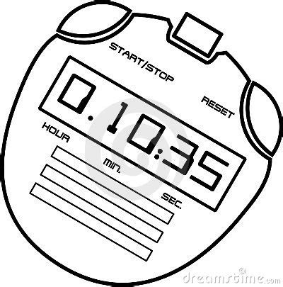 Vector File Of A Modern Digital Stopwatch #4SDIWr - Clipart Suggest