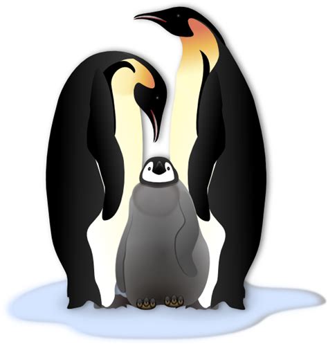 Penguin Family Clip Art at Clker.com - vector clip art online, royalty ...