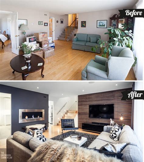 Awesome Before and After Living Room Makeovers 2022