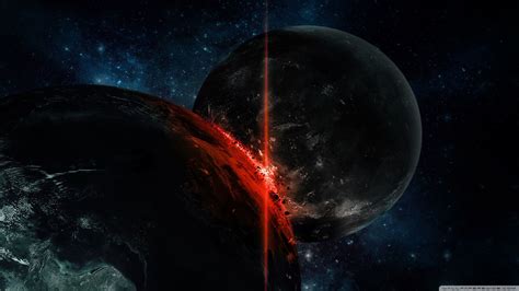 Planetary Collision | Planets wallpaper, Planets, Posters art prints