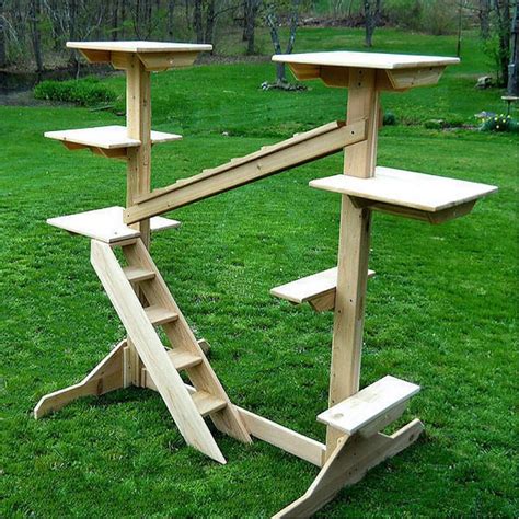 Extra Large Outdoor Cedar Cat Gym