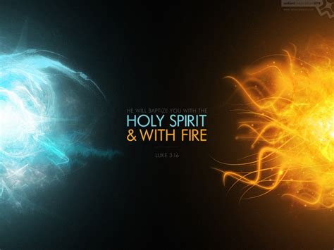 Holy Spirit Fire Background