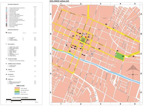 Dolores Hidalgo Map, Guanajuato, Mexico