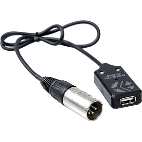 Remote Audio 4-Pin XLR Male to USB Power Converter REM CAX4USB