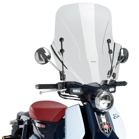 Honda C 125 Super Cub 2018-2020 Puig T.X Clear Wind Shield Windscreen ...