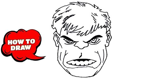 Hulk Face Coloring Pages