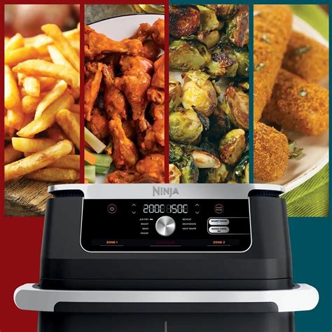 Ninja AF500 XXXL FlexDrawer Air Fryer With MegaZone 2470W Black ...