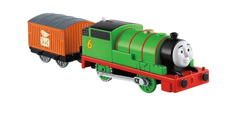 Fisher Price Thomas and Friends Motorized Trackmaster - Percy w. Mail Car - Trains & Vehicles