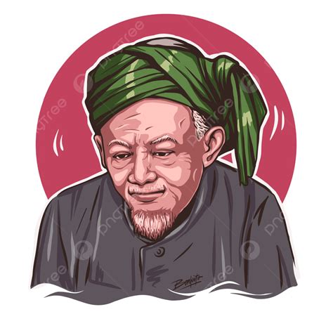 Illustration Of Kh Hasyim As Ari Founder Of Nahdlatul Ulama National ...