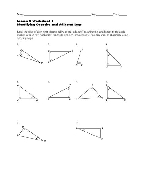 Hypotenuse Or Leg Worksheet - Hypotenuse Leg Theorem - Find the hypotenuse, traveling word ...