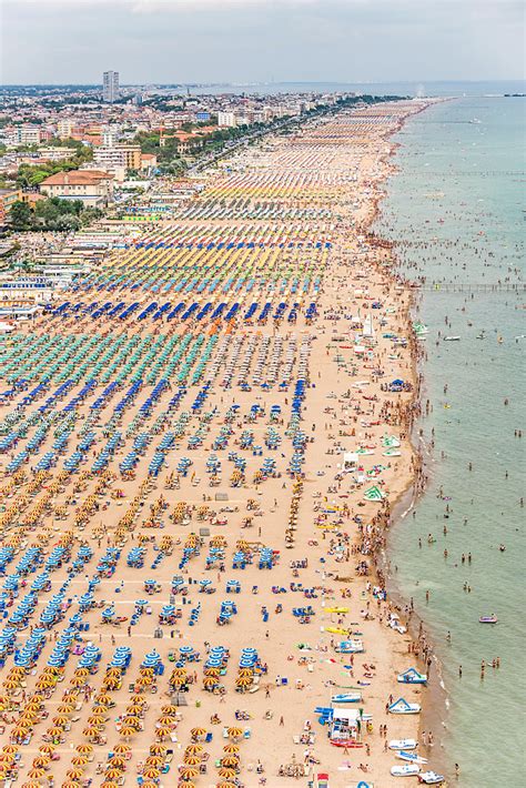 Colorful Aerial Photos of Italian Beach Resorts