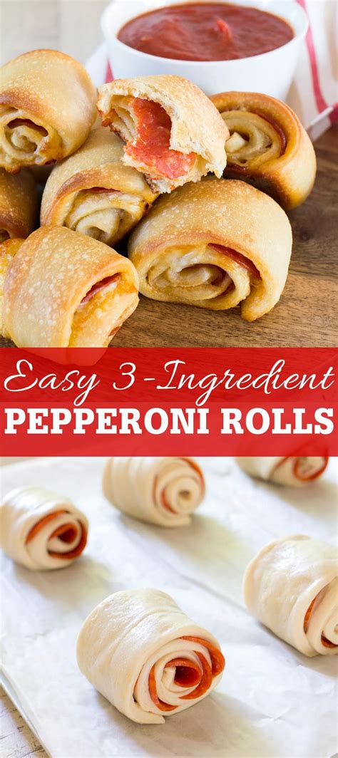 Easy Pepperoni Rolls - Freutcake | Appetizers easy finger food, Finger foods easy, Pepperoni rolls