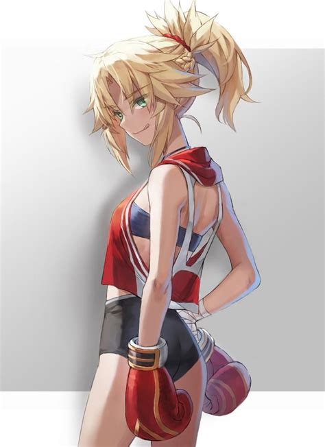 Mordred the professional boxer! | Fate anime series, Fate apocrypha mordred, Girl boxers