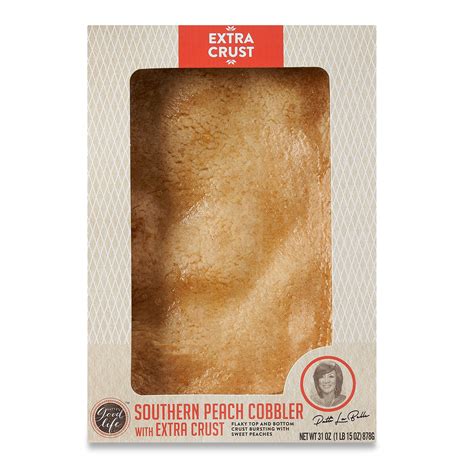 Patti LaBelle's Good Life Southern Peach Cobbler with Extra Crust 31oz ...