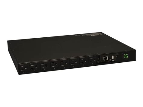 Tripp Lite PDU Switched 120V 15A 5-15R 16 Outlet 1U RM - Horizontal rackmount - power ...