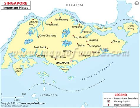 Capital Of Singapore Map - Share Map