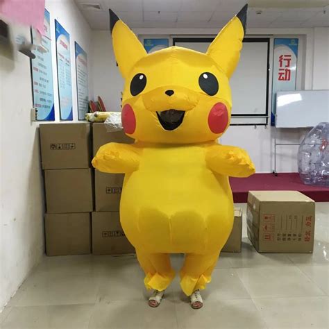 2018 New Arrival Pikachu Inflatable Costume Halloween Costume For Adult ...