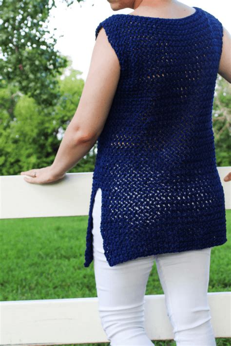 The Easiest Crochet Tunic You Will Ever Make By YarnHookNeedles | Crochet tunic pattern, Crochet ...