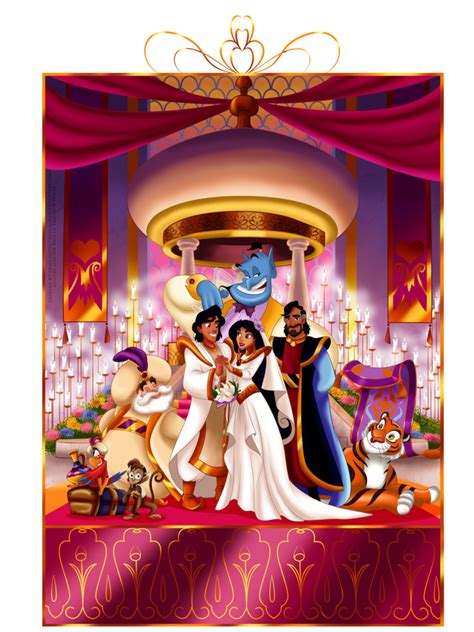 Wedding Portrait by selinmarsou on deviantART | Aladdin and jasmine ...