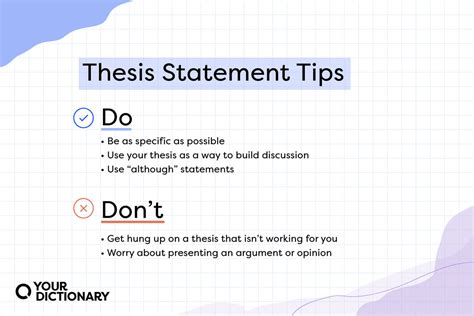 How To Write a Thesis Statement: Effective & Expert Tips | YourDictionary