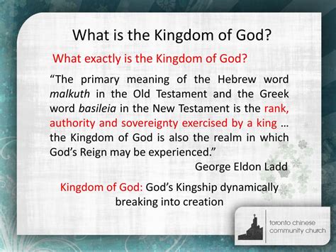 PPT - What is the Kingdom of God? PowerPoint Presentation, free ...