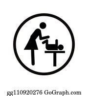 30 Black Toilet Sign Changing Table Clip Art | Royalty Free - GoGraph