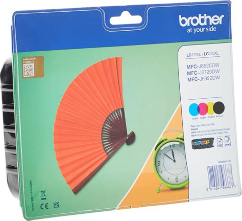 Brother LC125XL/LC129XL Cyan/Magenta/Yellow/Black Inkjet Cartridges ...