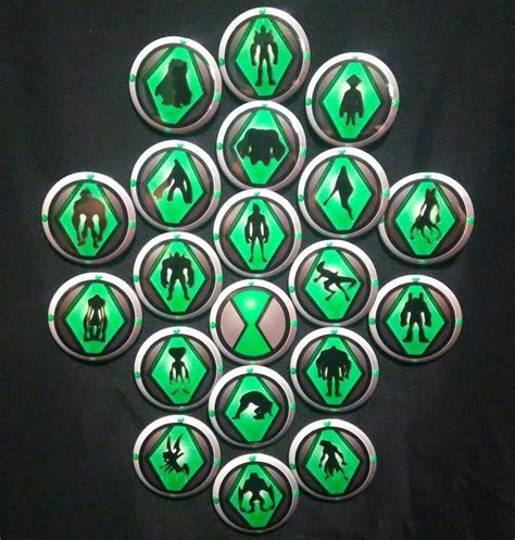 Ben 10 Omnitrix Aliens Set single Purchase or Set of 20 - Etsy | Ben 10 ...