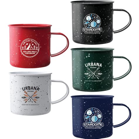 Logo Campfire Mugs (16 Oz., 5.3125" x 3.625" x 3.625" Dia.)