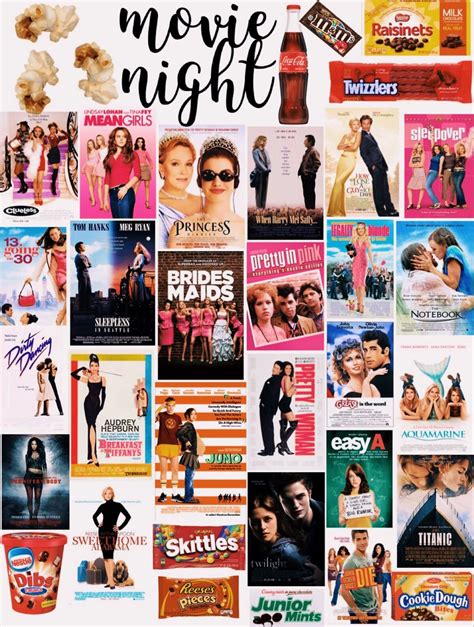 Movie Night | Girly movies, Romcom movies, Girls night movies