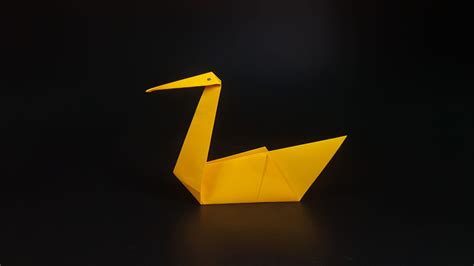 Origami Swan Symbolism: Beauty and Grace – easy origami tutorial