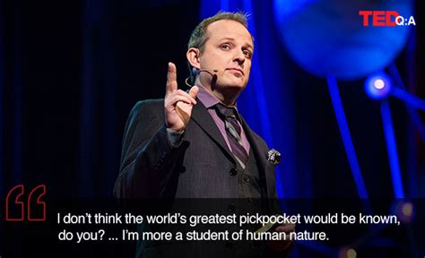 Studying human nature by picking pockets: A Q&A with Apollo Robbins | TED Blog