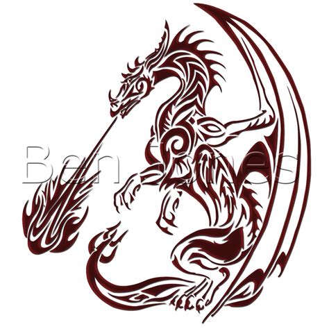 Dragon Breathing Fire Drawing at GetDrawings | Free download