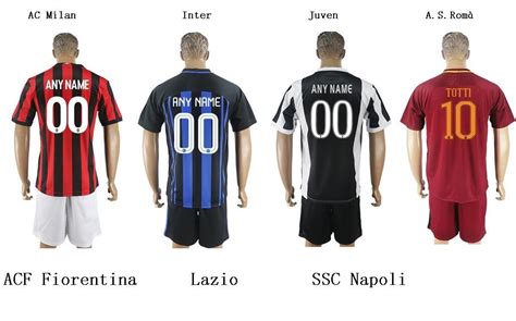 2020 Serie A Club Soccer Jerseys Sets Shirts+Shorts AC Milan Inter ...