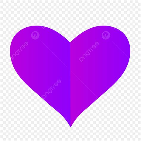 Love Purple Clipart Vector, Purple Love, Purple, Heart Shaped PNG Image ...