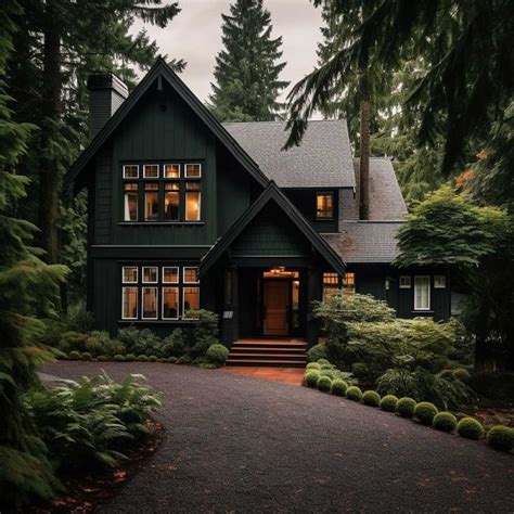 3+ Dark Green Exterior House Color Ideas for a Nature-Inspired Home ...