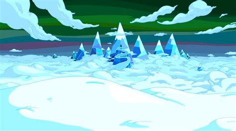 Snow-covered hills illustration, mountains, Adventure Time, fantasy art HD wallpaper | Wallpaper ...