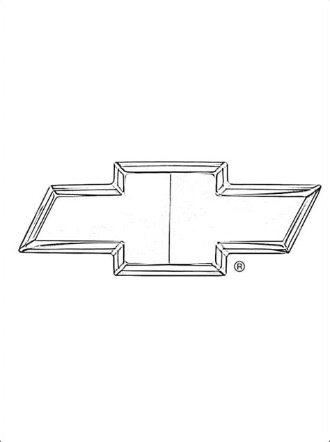 Chevy Symbol Coloring Pages