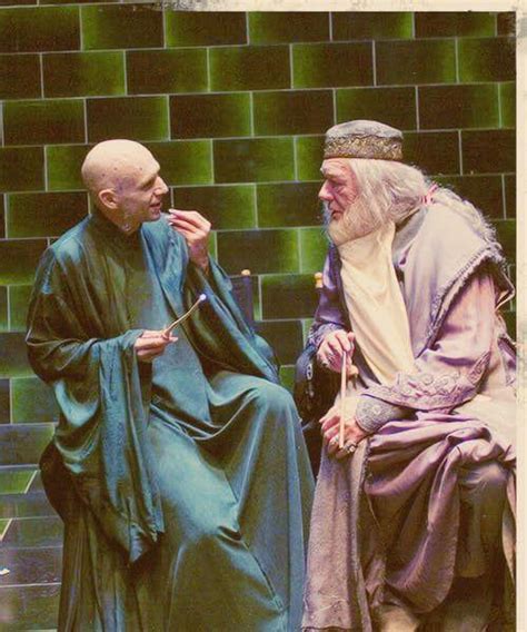 Behind the scenes of Harry Potter Voldemort and dumbledore : r ...