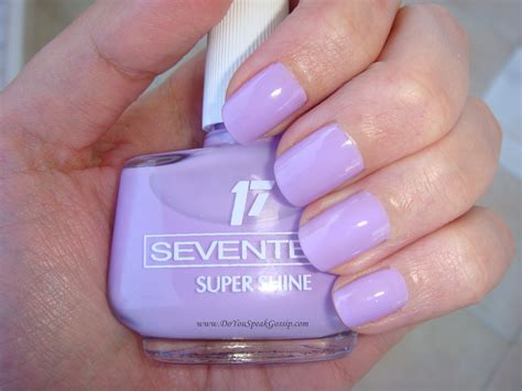 Seventeen lilac nail polish - Do You Speak Gossip?