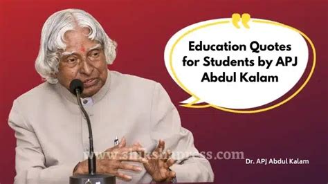 30 APJ Abdul Kalam Educational Quotes for Students