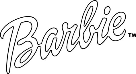 Barbie Logo Pages Coloring Pages