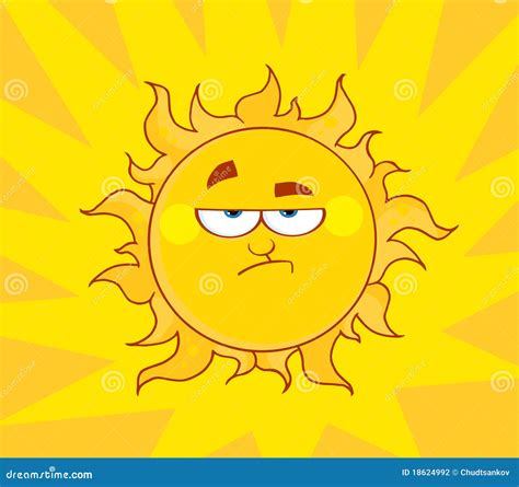 Angry Sun Stock Photography - Image: 18624992