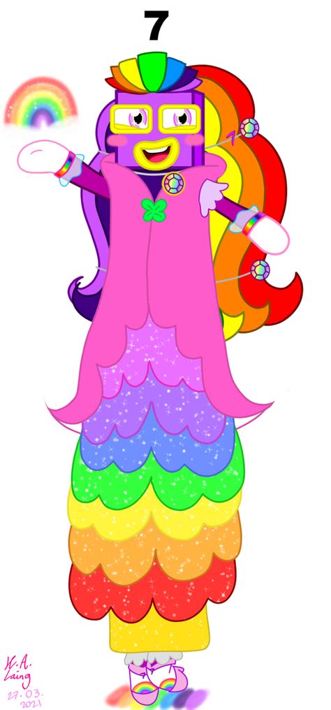 Numberblocks | Magical (Rainbow) Boy Seven by PinkStarEevee16 on DeviantArt