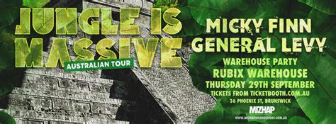 Tickets for JUNGLE IS MASSIVE Ft. MICKY FINN & GENERAL LEVY in ...