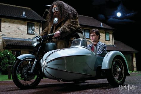 Wall Art Print Hagrid's Motorbike | Gifts & Merchandise | UKposters