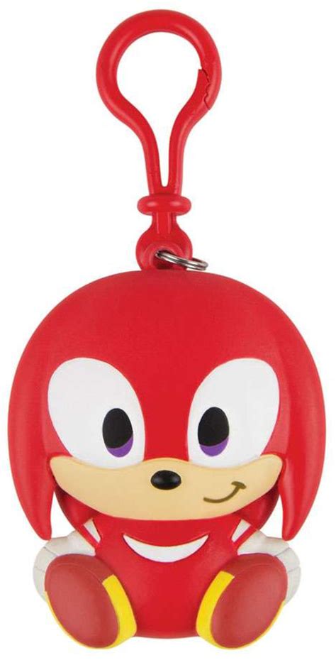 Sonic Boom Emoji Happy Knuckles Clip On Figure TOMY, Inc. - ToyWiz