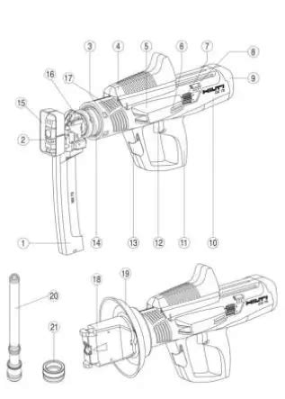 HILTI DX 76 Powder actuated direct fastening tools Instruction Manual