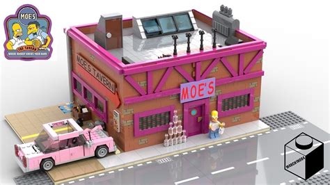 LEGO MOC The Simpson Moe's Tavern by M4rchino84 | Rebrickable - Build with LEGO